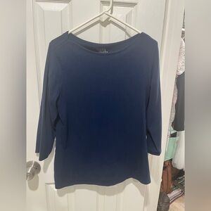 Time and tru navy thick long sleeve